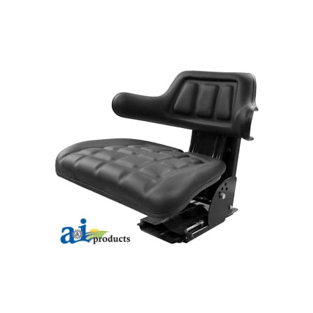 A & I Products Flip-Up Seat, Wrap Around Back, BLK 22.25" x9.5" x18.25" A-WF222BL